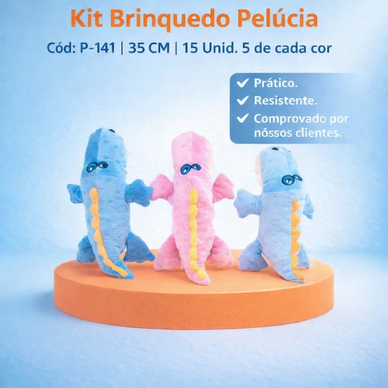 Kit Brinquedo Pelúcia P-141