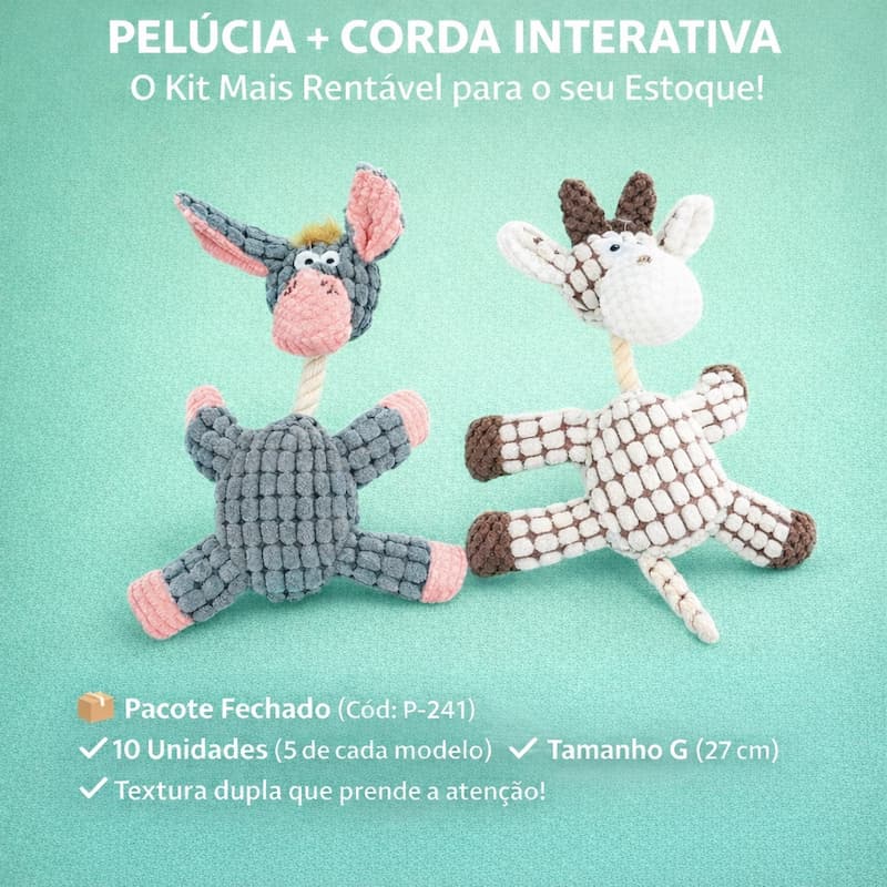 Kit Pelúcia e Corda P-241