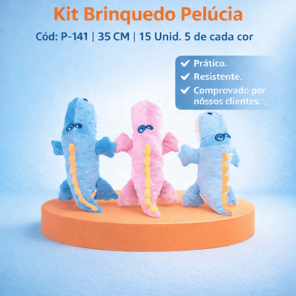 Kit Brinquedo Pelúcia