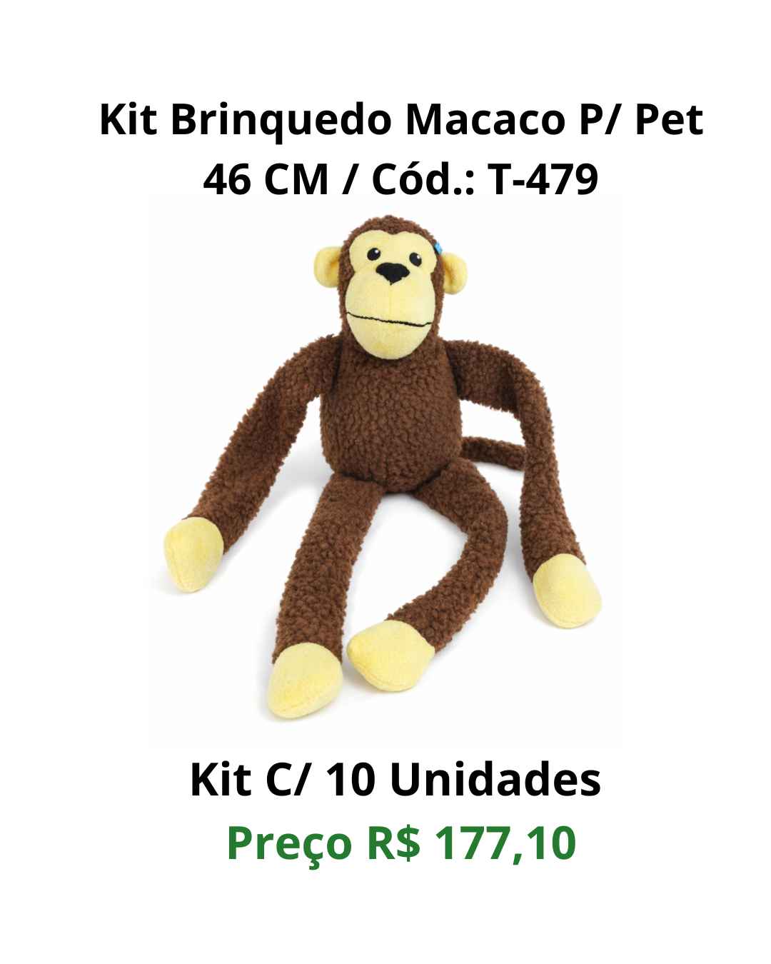 Kit Brinquedo Macaco T-479