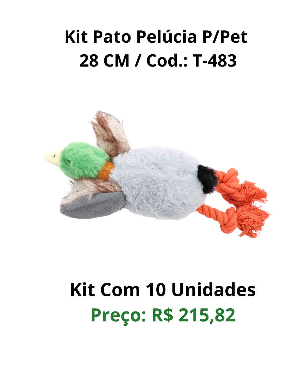 Kit Pato Pelúcia T-483