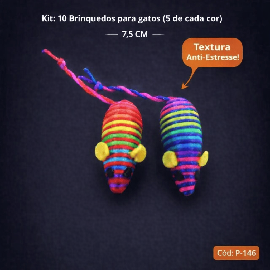 Kit Brinquedo para Gato P-146