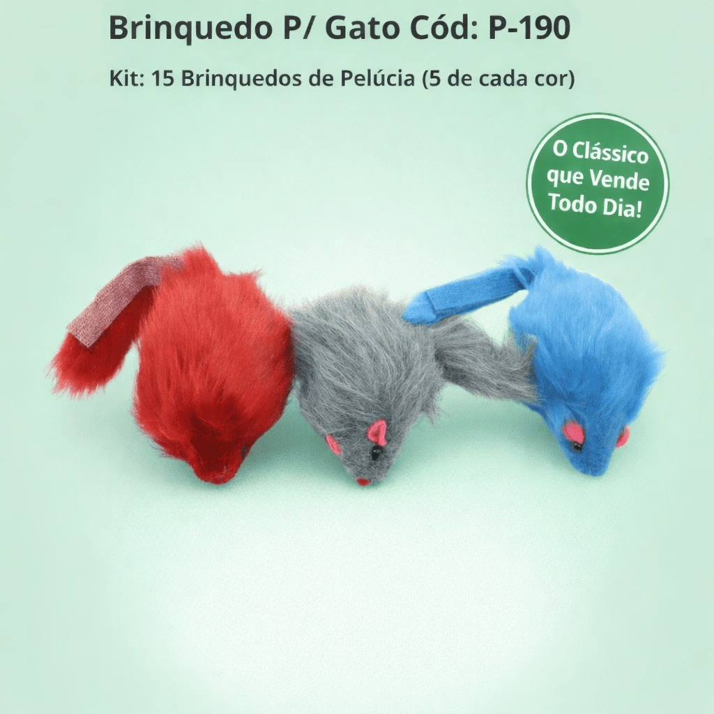 Kit Brinquedo para Gato P-190