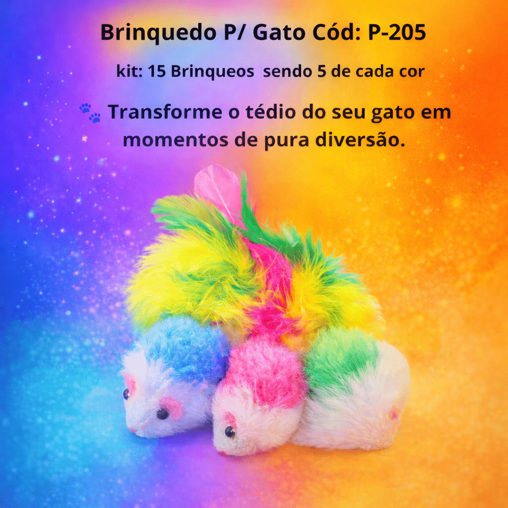 Kit Brinquedo para Gato P-205