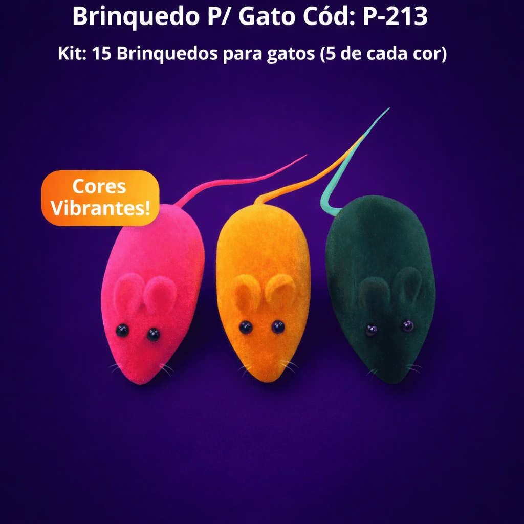 Kit Brinquedo para Gato P-213
