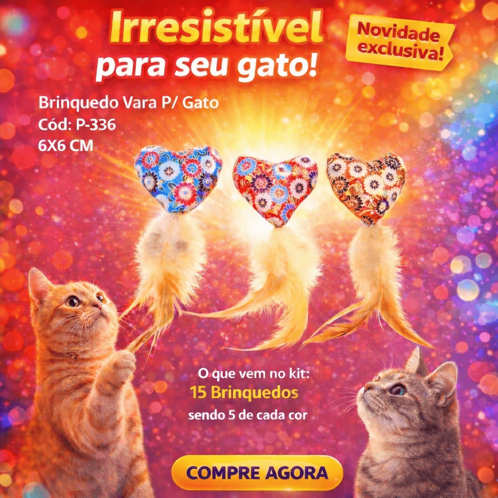 Kit Brinquedo para Gato P-336