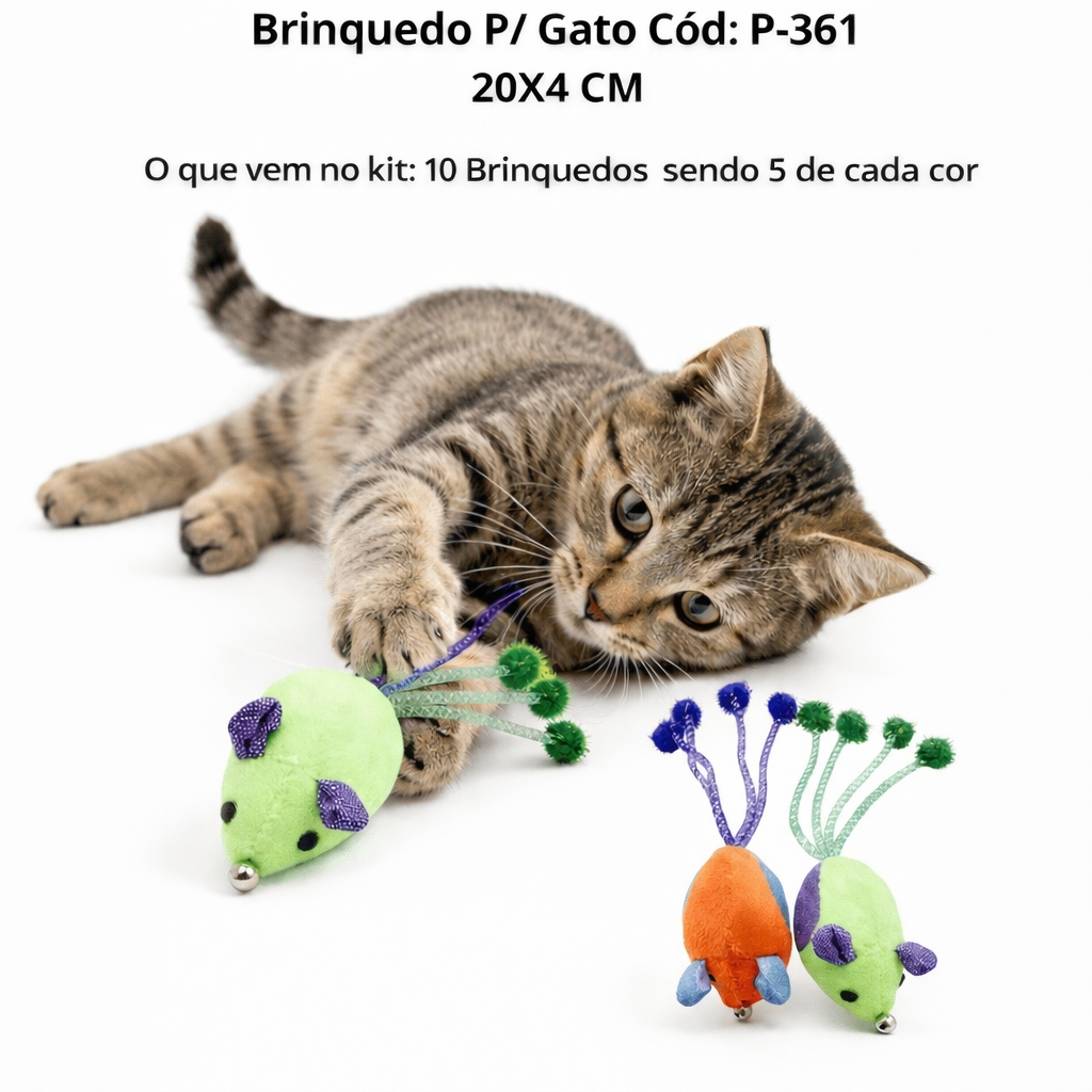Kit Brinquedo para Gato P-361