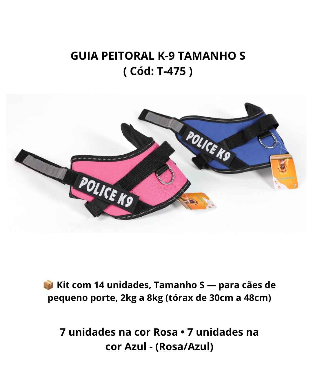 Guia Peitoral K-9 T-475